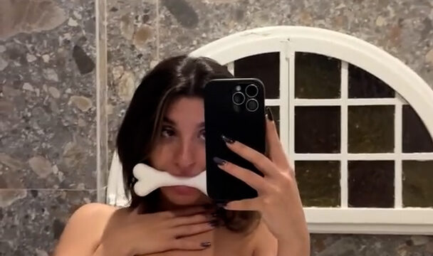 Bufalika @Ika D’Auria Naked in Mirro – Onlyfans video Hot